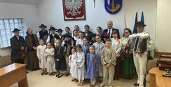 Zespól Regionalny "Gronie" z wizytą u Wójta Gminy Jordanów