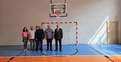 Odnowiona sala gimnastyczna w Toporzysku