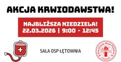Akcja krwiodawstwa w OSP Łętownia