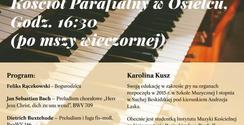 Zaproszenie na Koncert Organowy Karoliny Kusz