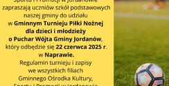 Zapisy do turnieju piłki nożnej dla dzieci i młodzieży