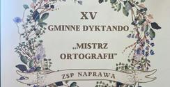 Jubileuszowe dyktando w Naprawie