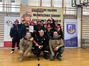 I Gminne Halowe Młodzieżowe Zawody Sportowo - Pożarnicze w Łętowni