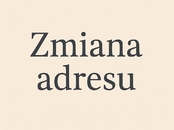 Zmiana siedziby Gminnego Ośrodka Administracji Szkół i Przedszkoli