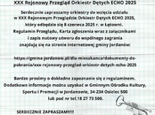 Zaproszenie dla orkiestr