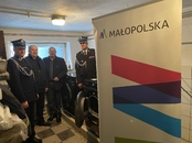 Uroczyste przekazanie sprzętu piorącego dla OSP Naprawa