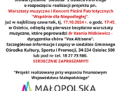 Zachęcamy do udziału w warsztatach muzycznych