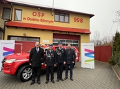 Przekazanie nowego samochodu dla OSP Osielec Górny