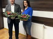 Stroiki świąteczne dla Urzędu Gminy w Jordanowie