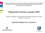 "Małopolskie świetlice wiejskie 2024"
