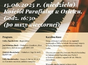 Zaproszenie na Koncert Organowy Karoliny Kusz