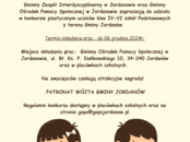 Konkurs plastyczny dla uczniów klas IV - VI szkół podstawowych naszej gminy